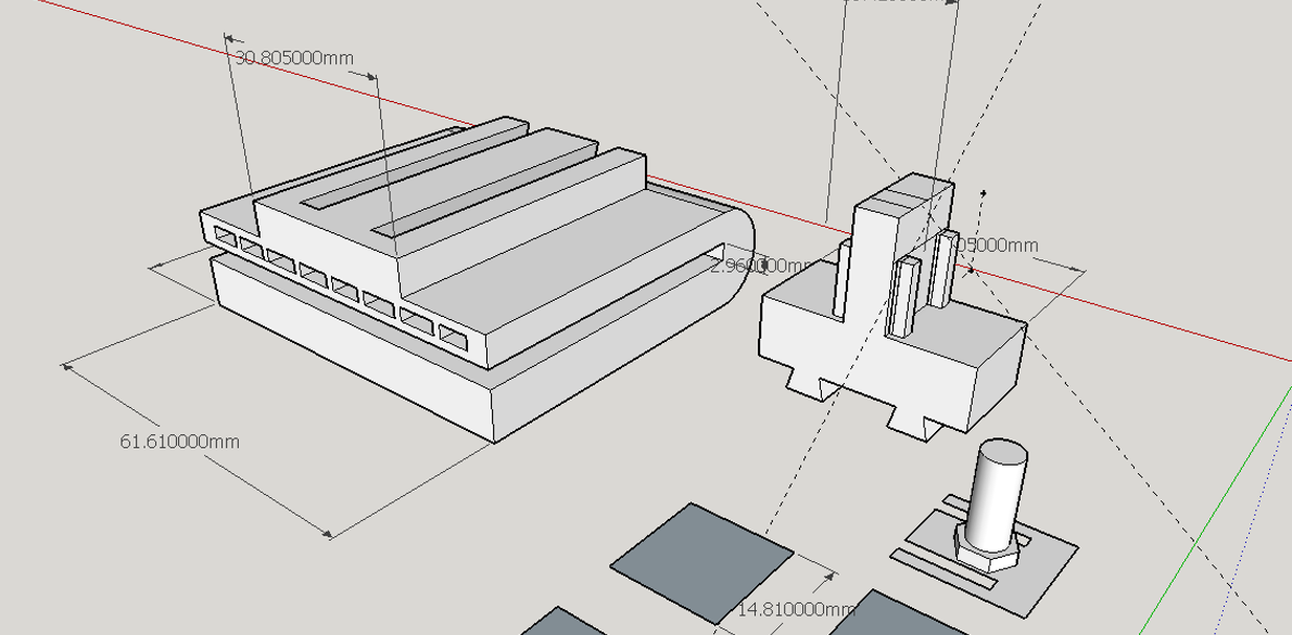 Kinect mount SketchUp.png